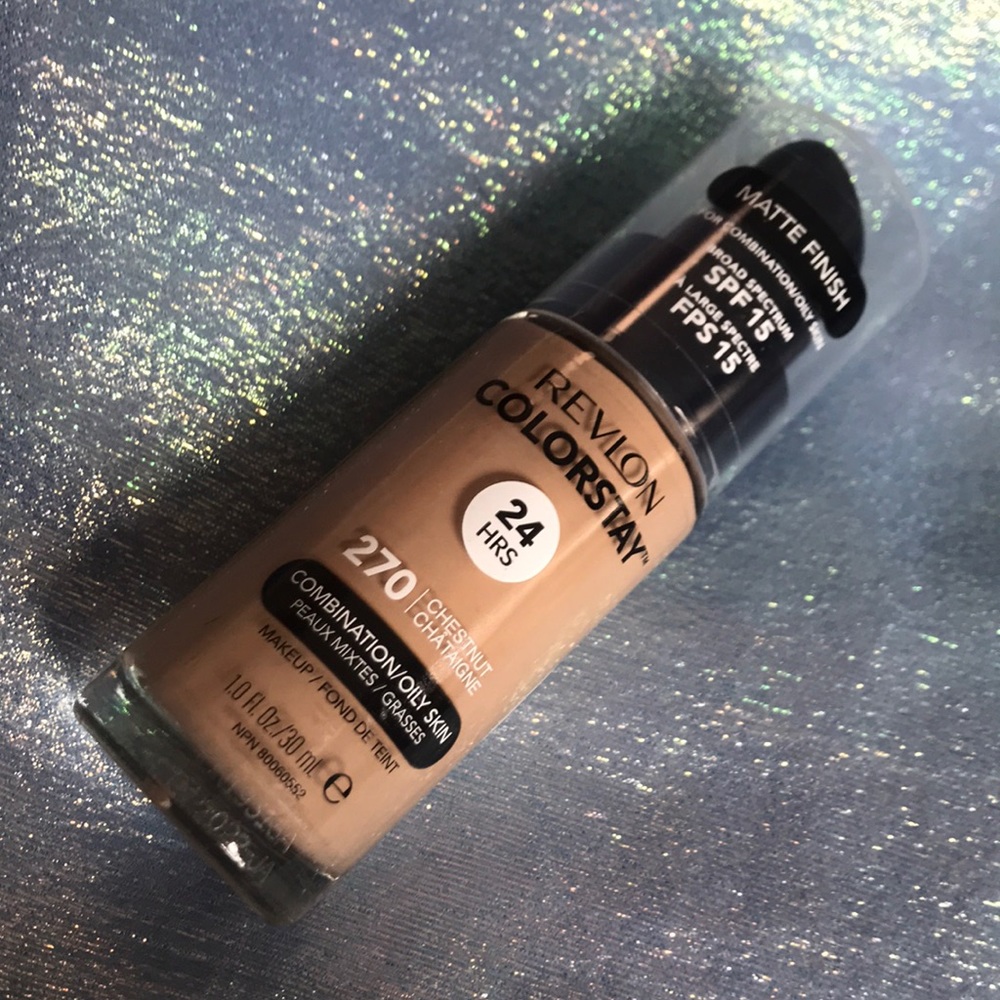 3/$15 Revlon ColorStay 24hr Foundation for Combination/Oily Skin in Chestnut